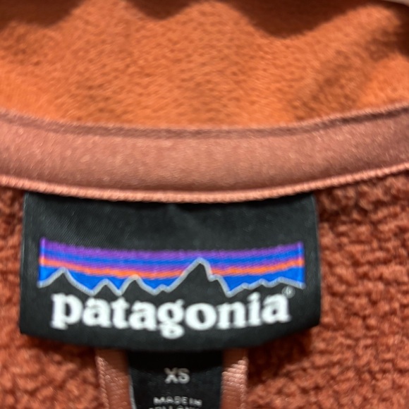 Patagonia Women’s Better Sweater 1/4 Zip Orange XS - Picture 4 of 10